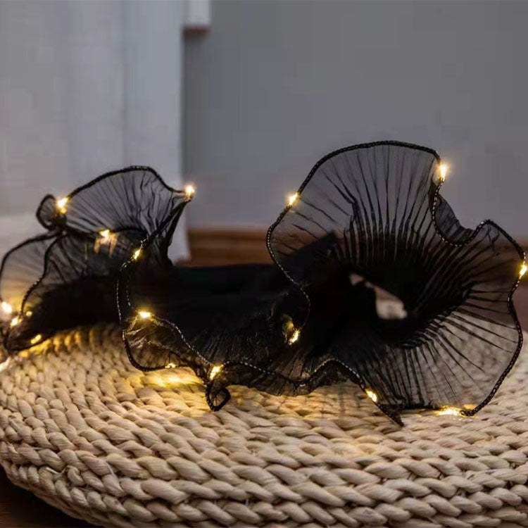 Light Up Pearl Mesh