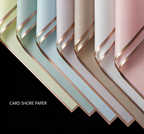 Gold border paper