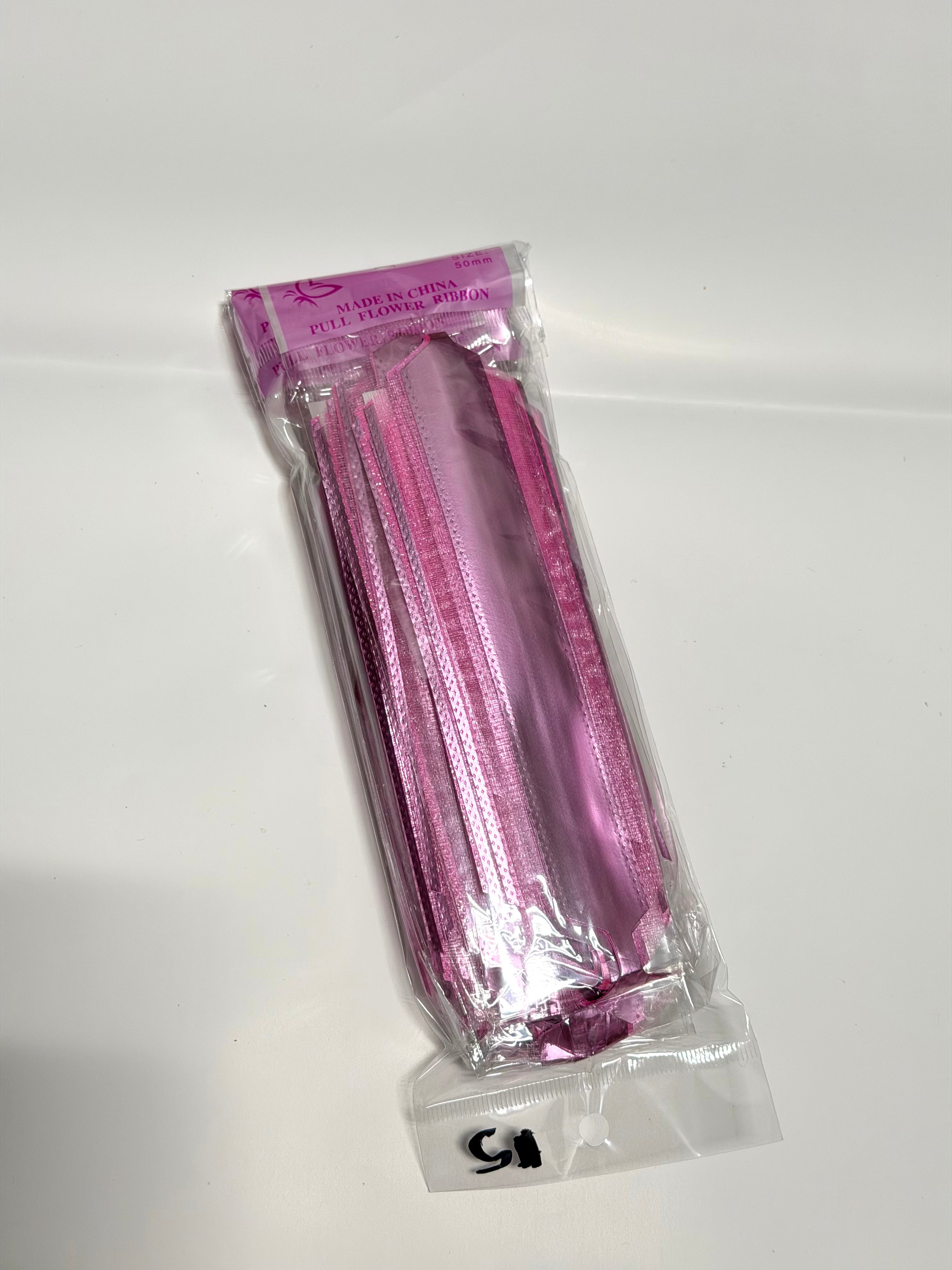 Pull flower ribbon