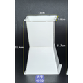 Plastic bucket base 5 in wide 9in long - 4010