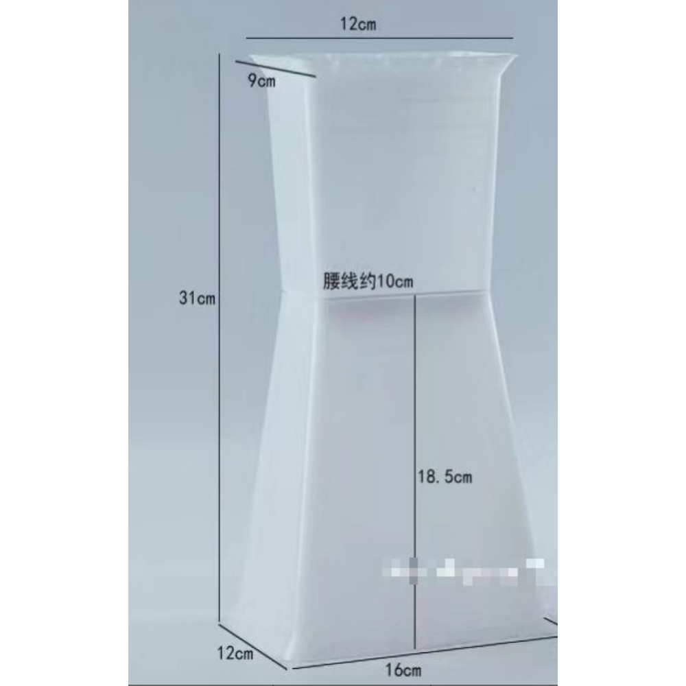 Plastic bucket base 12in long - 067-2