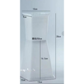 Plastic bucket base 11in long - 0671